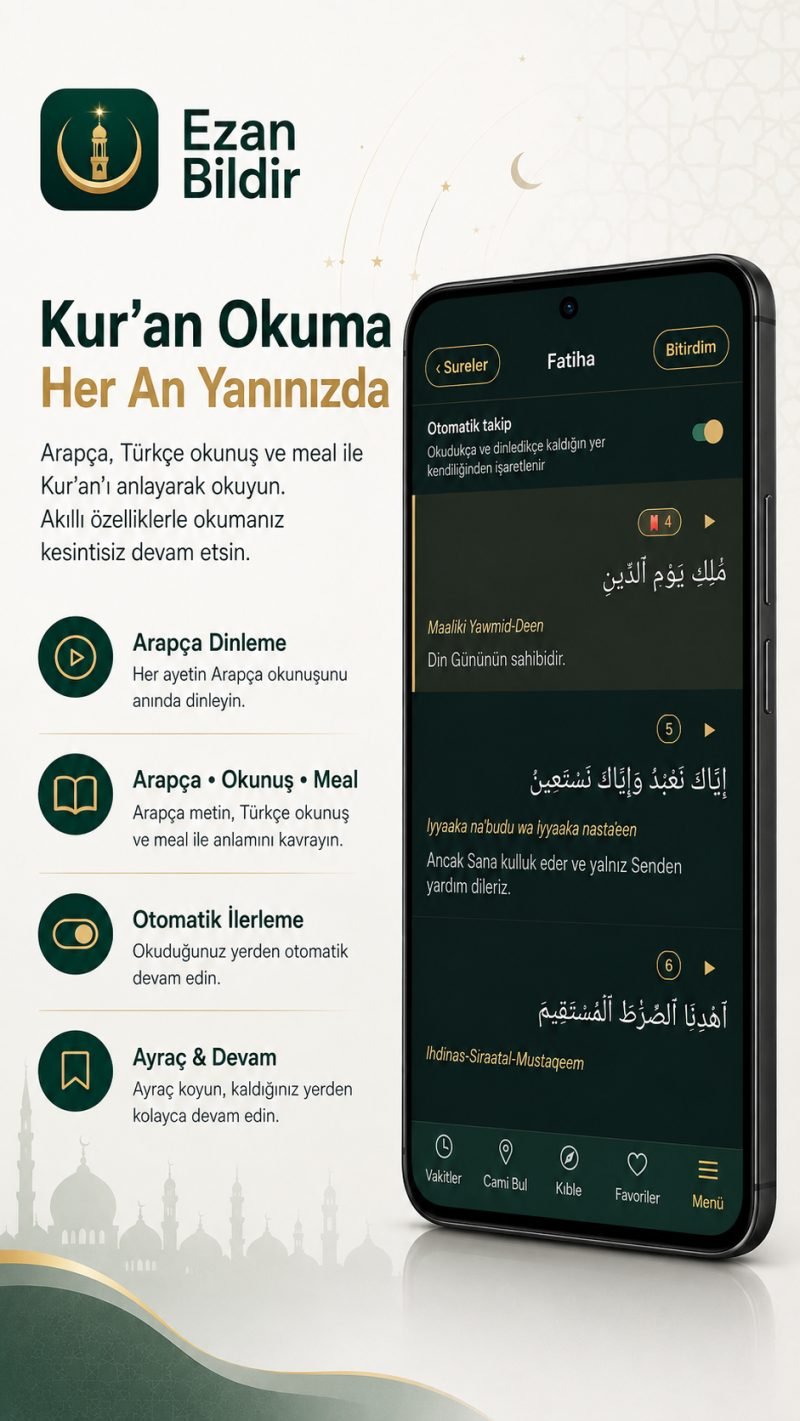 Kur’an-ı Kerim ekranı